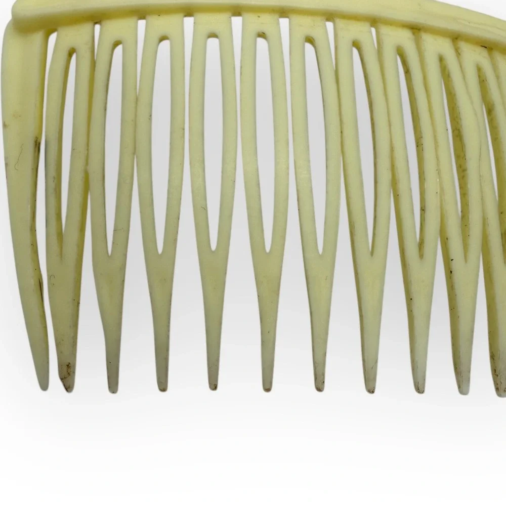 Vintage Goody Hair Side Combs Lot of 7‎ Plastic 4B USA Pink Cream Brown Tortoise